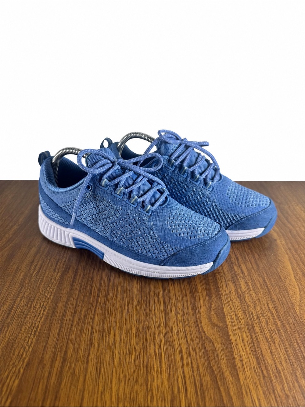 Orthofeet 984 Women's 7.5 X-Wide 2E Blue Orthopedic Walking Sneakers